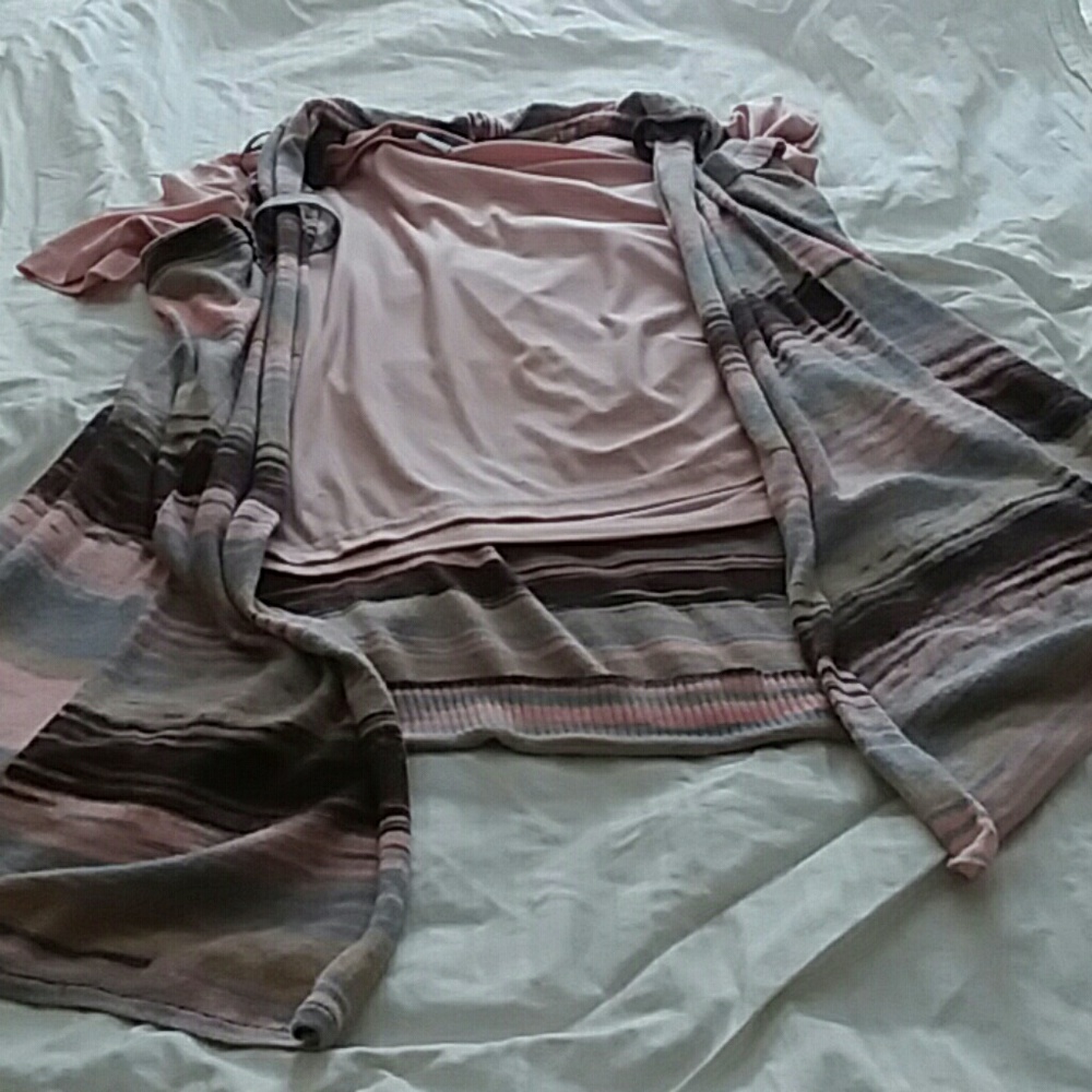 Vest with tee shirt